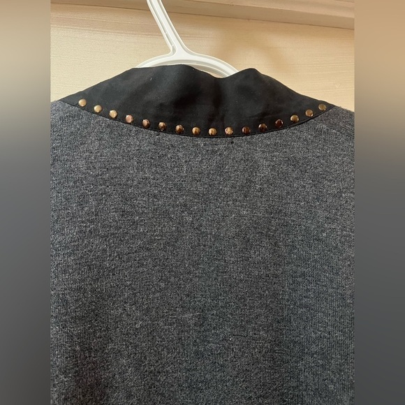 🔵Laura Petites women’s open front cardigan with metal accents size large - Picture 10 of 10